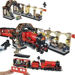 New 801 Piece Magic Movie Series Train Compatible Creative Multi-Functional Building Blocks Toy, Adult and Child Gift, Boy and Girl Toy, Construction Blocks
