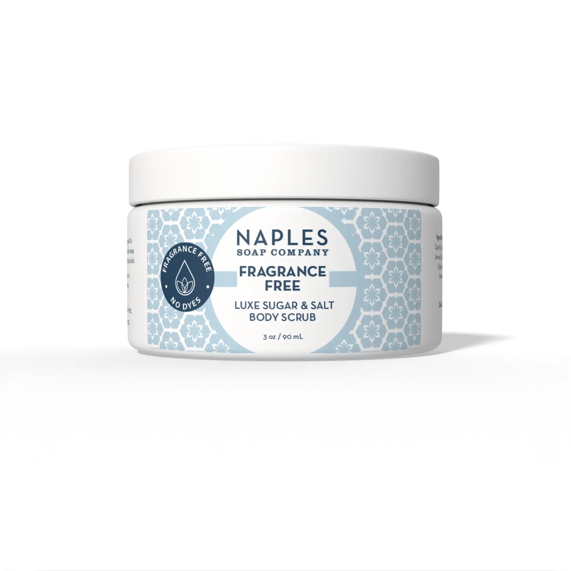 Fragrance Free Luxe Sugar & Salt Body Scrub 3 oz