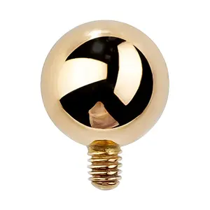 Internally Threaded 14K Gold Replacement Ball