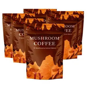 Organic Mushroom Coffee Pack of 6 | Natural Nootropic Blend | Clean Energy & No Crash