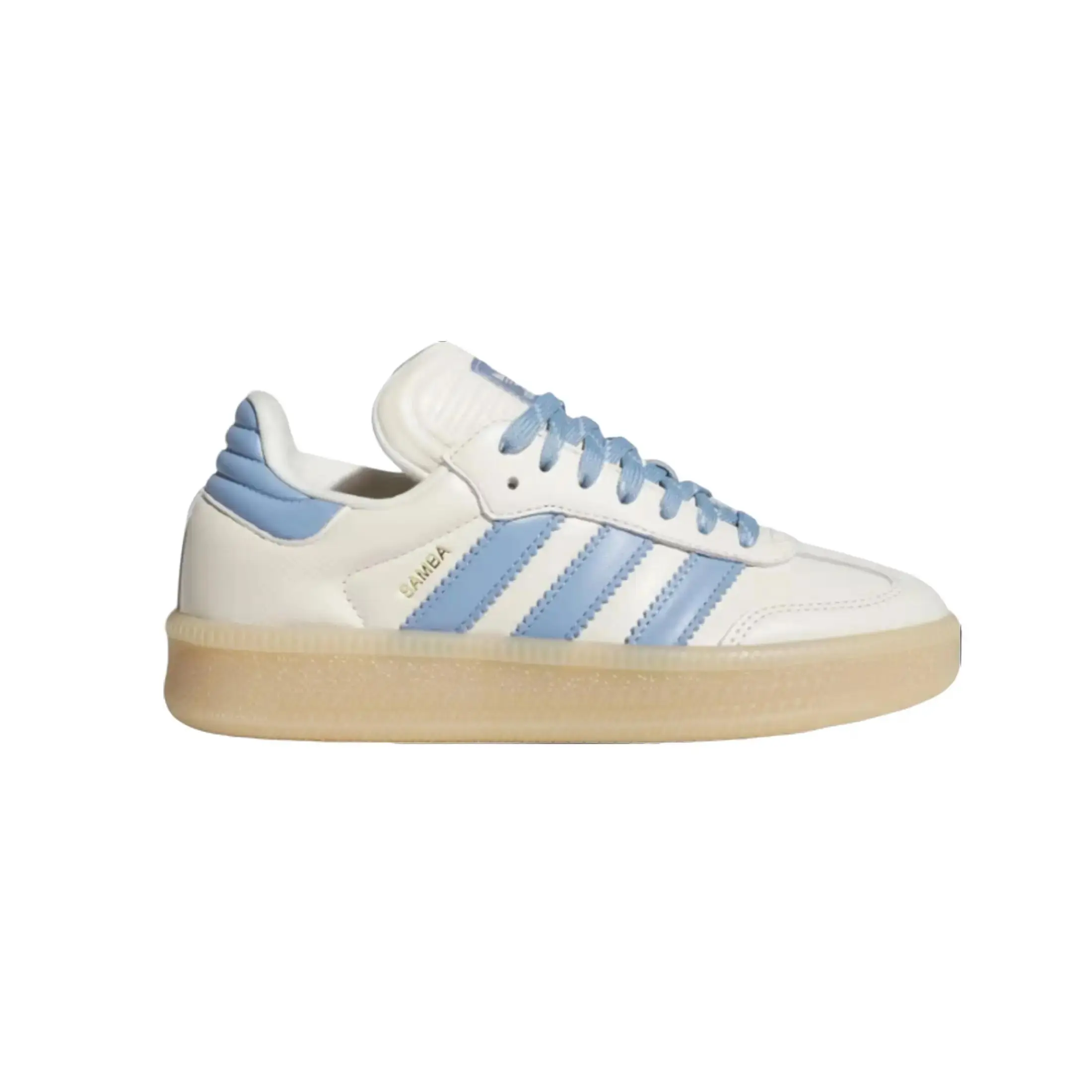 adidas Samba XLG Wonder White Ash Blue HQ0251 Youth Fashion Shoes New