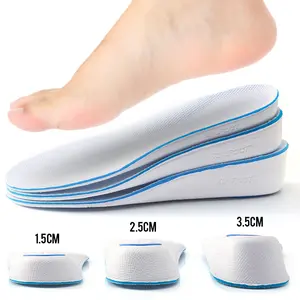 Height Increase Insole Arch Support Breathable Shoe Insoles Heel Lift Inserts Elevator Insoles for Men Women 0.54-1.35 Inch Adjustable Comfortable Footwear