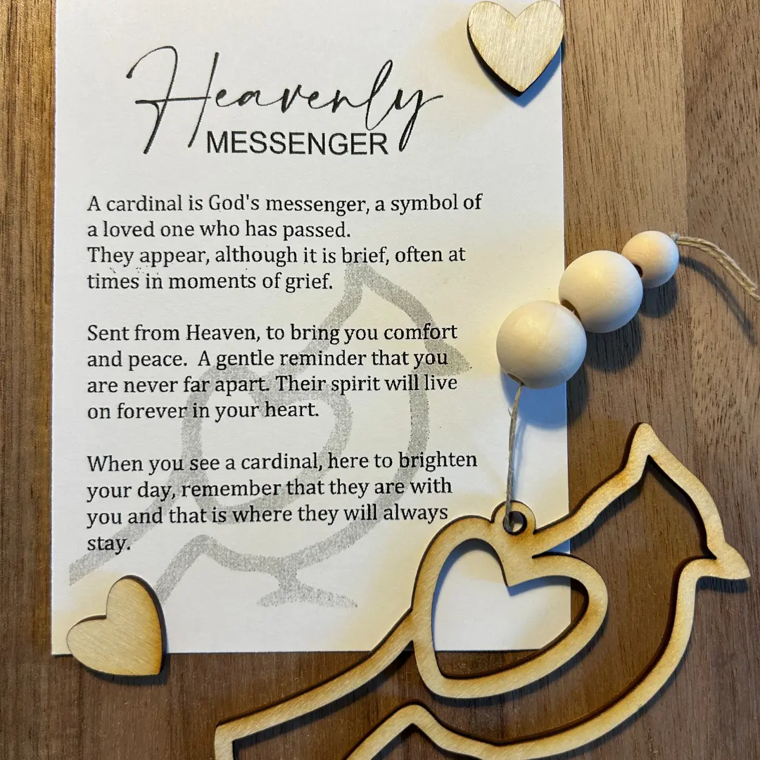 Heavenly Messenger Poem and Keepsake Ornament