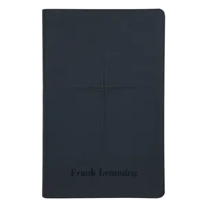 Custom Personalized Black Cross NLT Holy Bible | Medium Print | Faux Leather - Tiktok