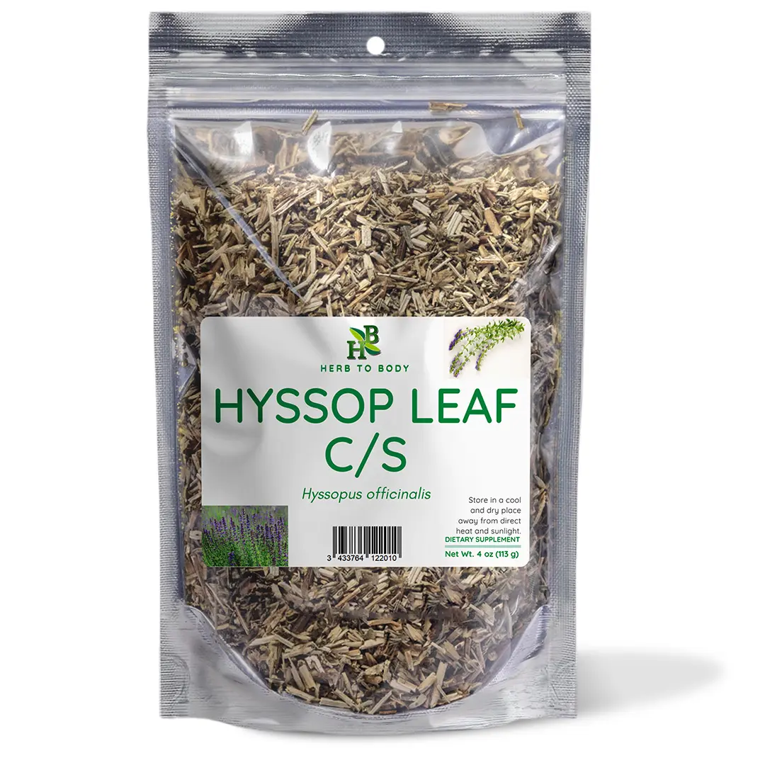 Hyssop Leaf C/S (Cut & Sifted) - 4 oz | Herb To Body