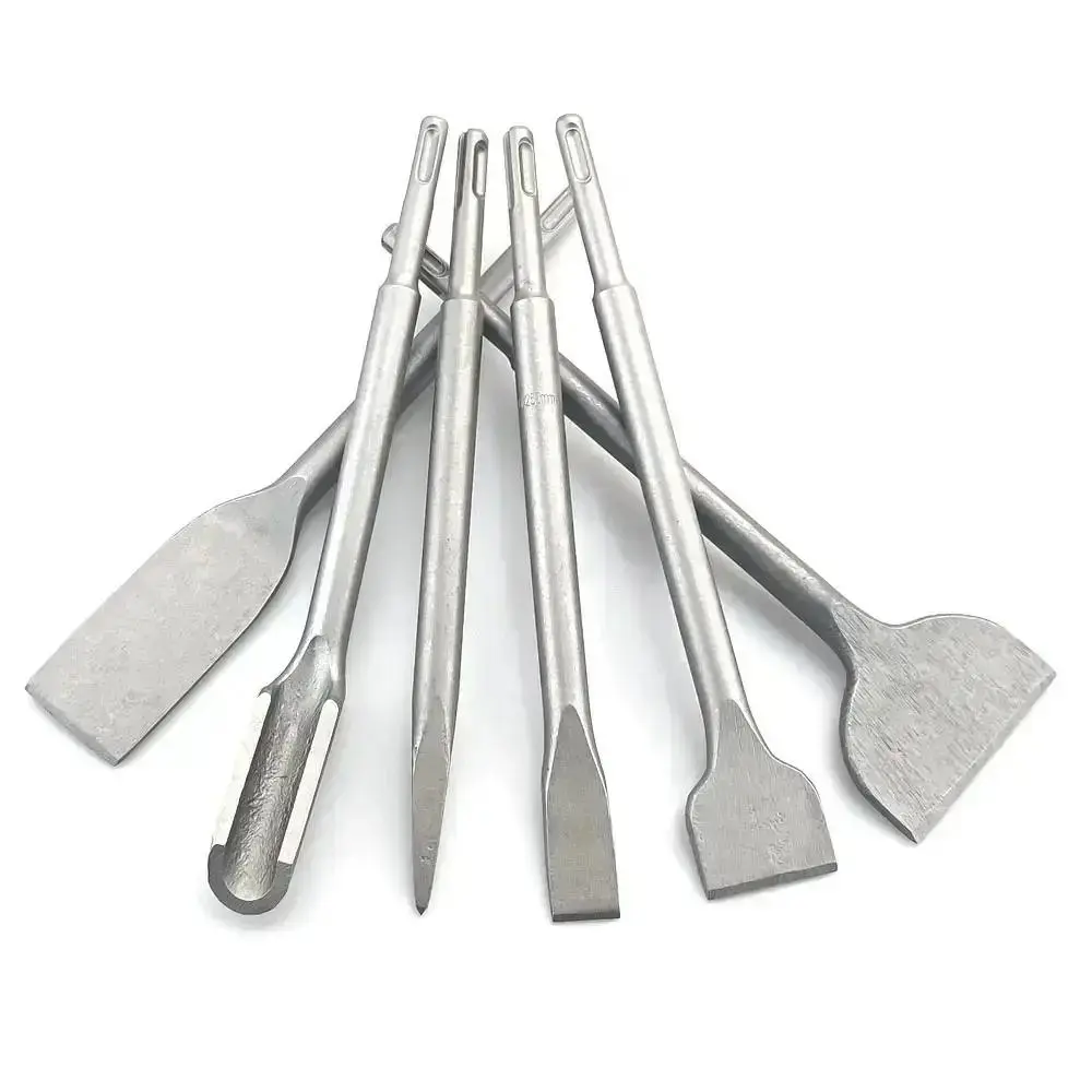 2024SDS Plus Chisel Set, Concrete Brick Wall Rock Chisel, Multi-application Hand Tool for Concrete, Brick Wall & Rock