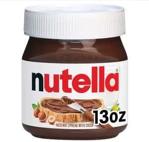 Nutella Hazelnut Spread with Cocoa, Creamy Hazelnut Spread, Breakfast Favorite, 13 oz Jar