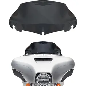 9" Windshield Windscreen for 2014-2024 Harley Davidson Touring Street Glide Electra Glide/Ultra Limited/Tri Glide FLHT FLHX FLHXS FLHTK, Smoke