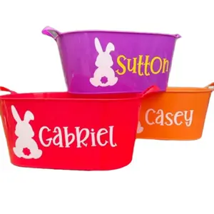 Personalized Name Easter Basket, Easter Basket for kids, Custom Easter Basket, Easter 2025