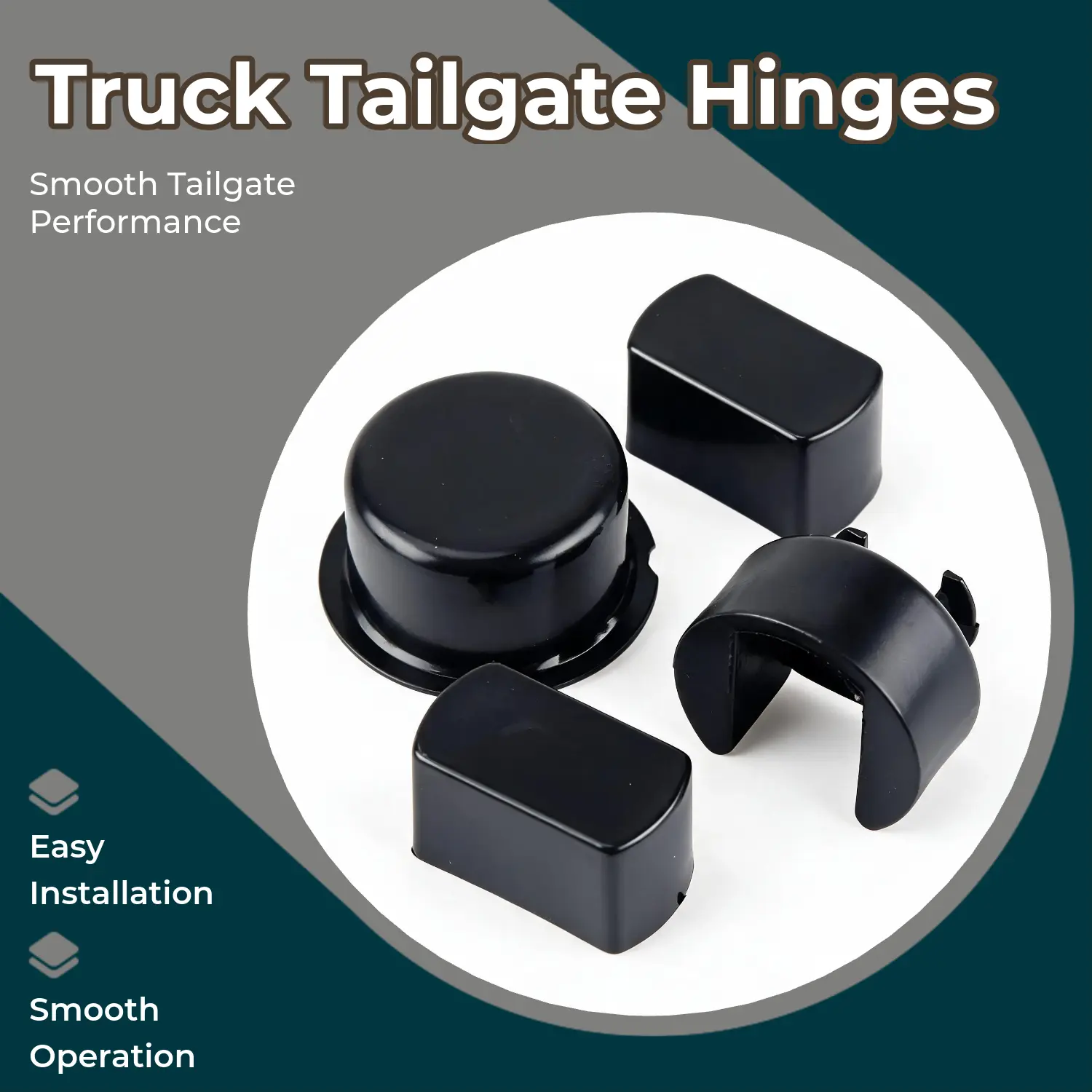 Tailgate Hinge Pivot Bushing Insert Kit for Dodge Ram Ford f150 f250 f350 Trucks