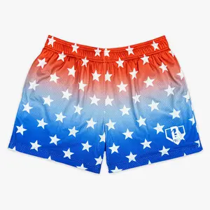Ice Cream Pattern Mesh Sh0rts Youth Adults, 5" Athletic Shorts, Lightweight Breathable Summer Gym Sh0rts, Casual Sportswear Outfit