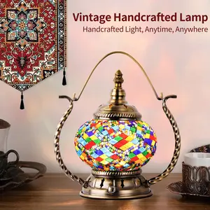 This Colorful Handmade Lamp Instantly Upgrades Your Room Aesthetic