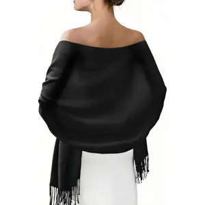 〖Summer Turn Up〗Pashmina Shawls and Wraps for Evening Dress Women's Scarf Wedding Bride Bridesmaid Gifts Winter Formal Chic scarf head wrap Fit scarf head wrap