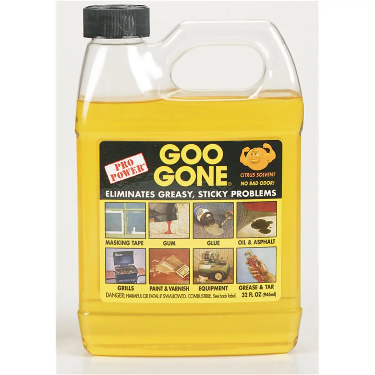 Weiman 1014356 32 oz Goo Gone Silicone Cloth Powerful Heavy Oil Cleaner Spray, Multi-Surface High Quality Material Stain Remover for Hard Non-Porous Surfaces, Kitchen Home Cleaning Supply, Grease Stain Remover