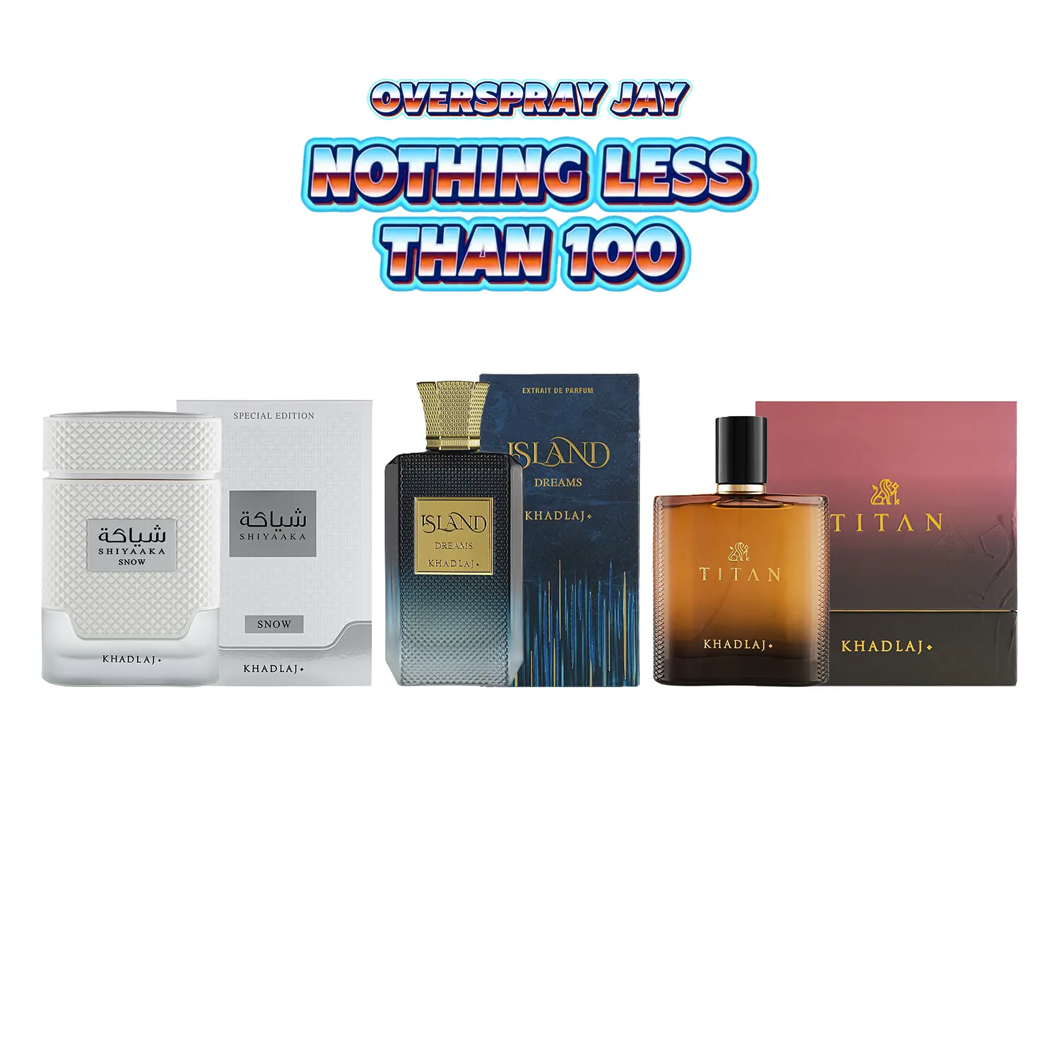 Khadlaj  香水 100ml 箱無し OverSprayJay's 