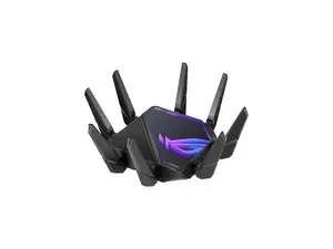 ASUS ROG Rapture WiFi 6E Gaming Router (GT-AXE16000) - Quad-Band, 6 GHz Ready, Dual 10G Ports, 2.5G WAN Port, AiMesh Support, Triple-level Game Acceleration, Lifetime Internet Security, Instant Guard