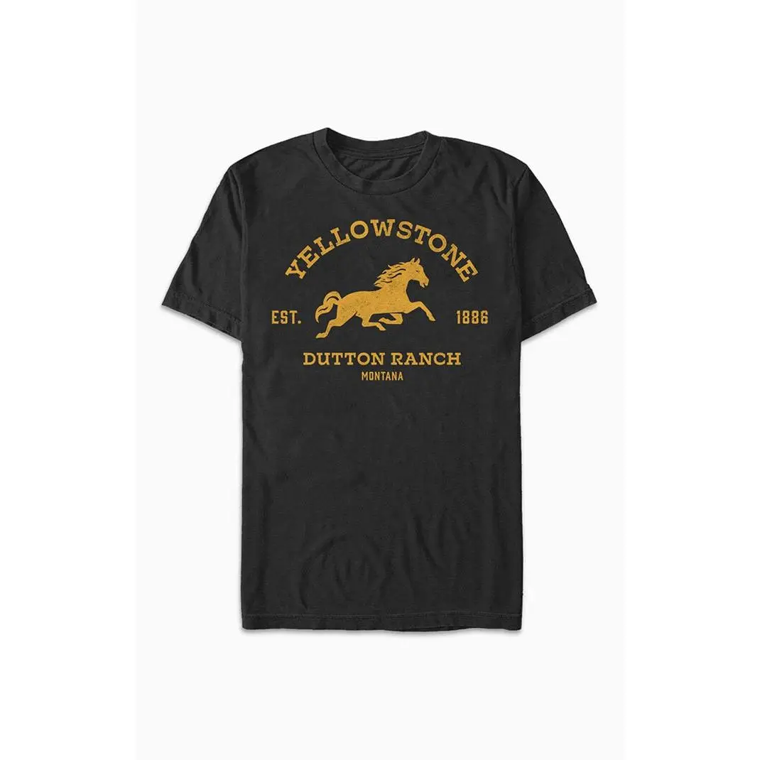 PacSun Women's Yellowstone Dutton Ranch Badge T-Shirt PacSun Women's Yellowstone Dutton Ranch Badge T-Shirt