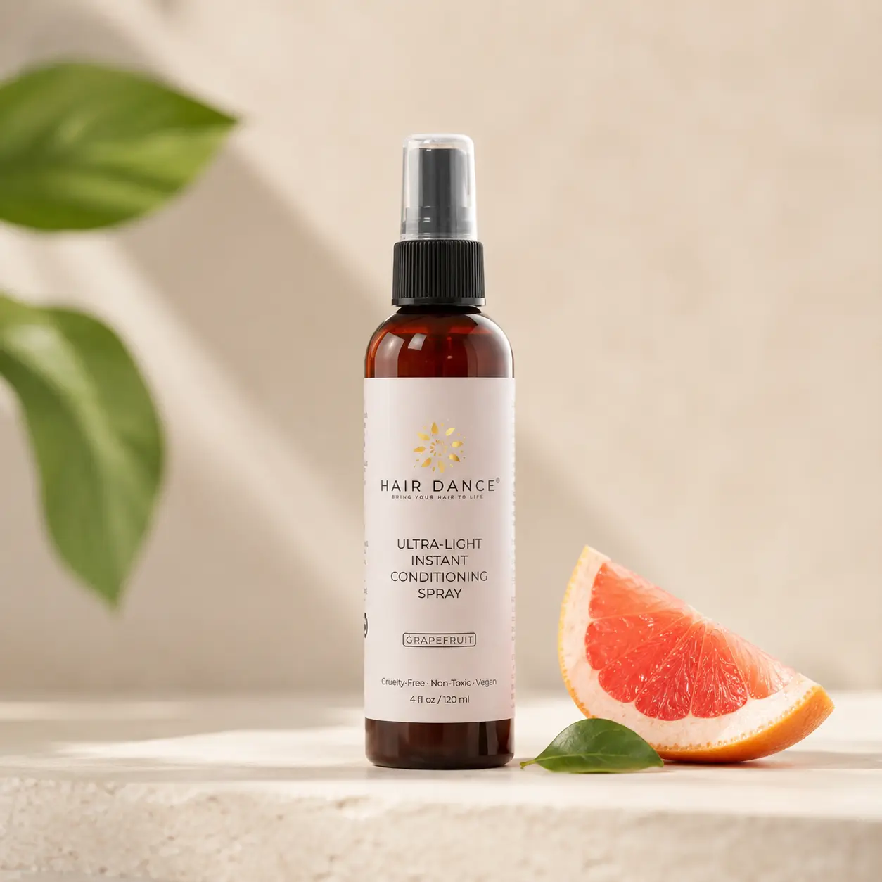 Ultra Light Leave-in Conditioner | Hydrating and Moisturizing Detangling Spray | Citrus Scent | Made in USA, Vegan, Natural Ingredients | Plant Based Extracts and Nutrients Daily