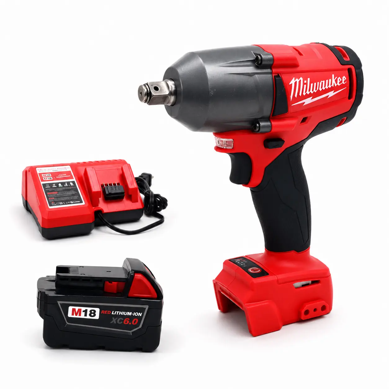 Milwaukee M18 FMTIWF12 Brushless Cordless High Torque Impact Wrench Kit - 900nm Torque Mechanic Tool, Variable Speed Controller, Included Metal Grind Accessory, for Automotive Work, Father's Day Gift