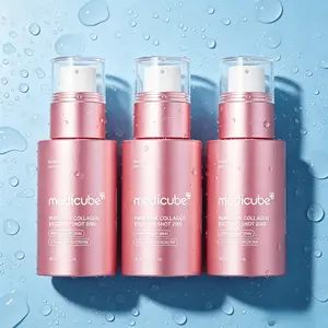 Medicube PDRN Pink Collagen Exosome Shot 2000, Skin Elasticity Enhancing Lifting Serum for Loose Sagging Complexion