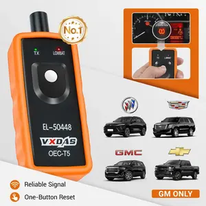 VXDAS EL-50448 TPMS Relearn Tool for GM Tire Sensor Reset Tool Tire Pressure Monitor Activation OEC-T5 for Buick Chevy Cadillac Series 2023 Edition