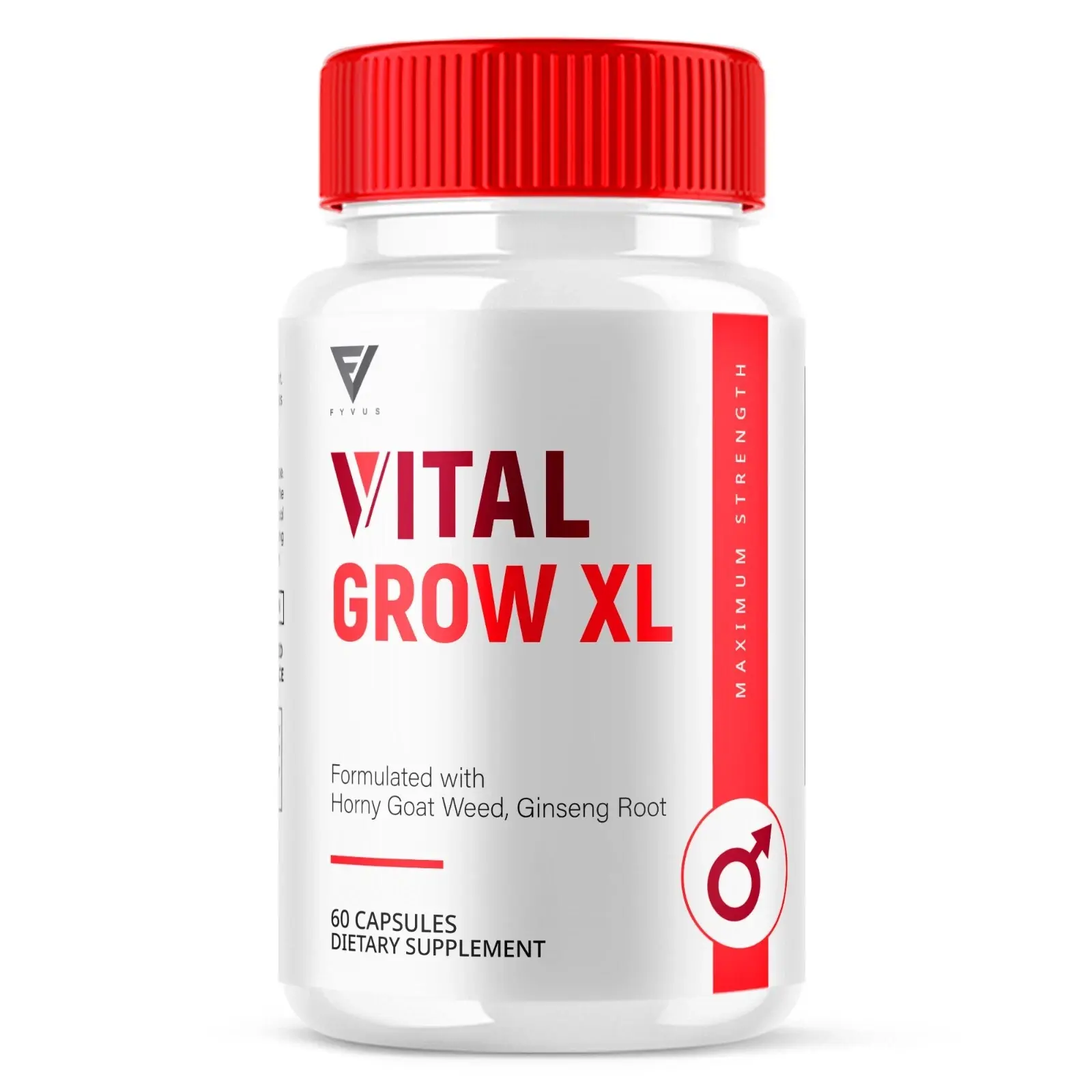 Vital Grow XL Supplement VitalGrow XL Maximum Strength (60 Capsules)