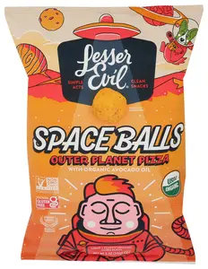 Lesser Evil Puffs Pizza Spcbl Org - 5.000 OZ