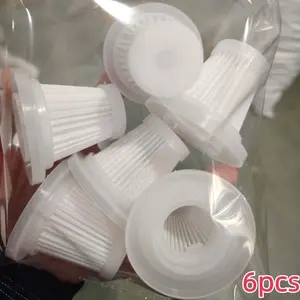 6-Piece Washable Handheld Vacuum Filter Set, Compatible with Wireless Car Vacuums, Portable Vacuum Accessories, High-Quality Durable Filters