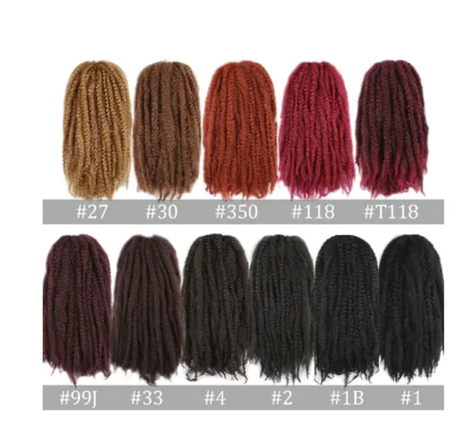 Kinky Twist Crochet Braiding Long Marley 18 In For Braids