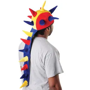 212 MAIN Adult-Size Multi-Color Dragon Long-Tail Funny Hat - Party Favor, Stylish Men's Accessory for Festive & Party Supplies