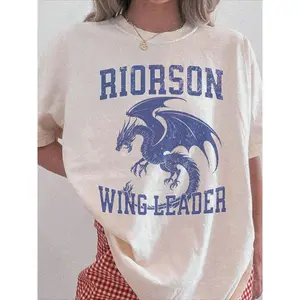Xaden Riorson Wingleader Shirt Fourth Wing Merch Bookish Merch Booktok Onyx Storm Reader Violence Shadow Daddy Onyx Storm Book MerchUnisex T-Shirt, Casual Short Sleeves