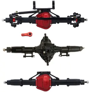 CNC Aluminum Alloy Straight Axle Set for 1/10 RC Crawler – Heavy Duty Durable Upgrade Kit for SCX10 D90
