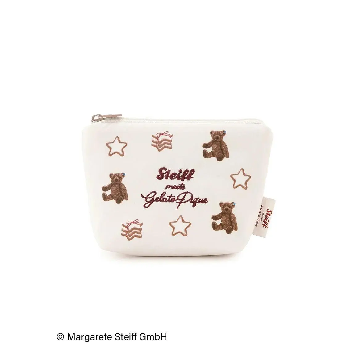[Steiff] 55PB & Cookies All-over Tissue Pouch