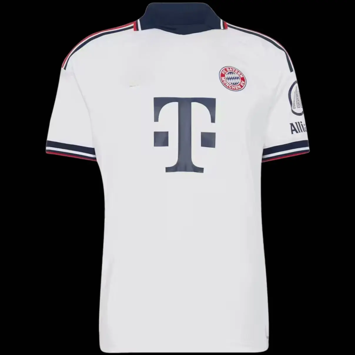 Unisex White Soccer Jersey Personalized FC Bayern Away Shirt Football Shirt Breathable Fan Style Tee 2026/2027