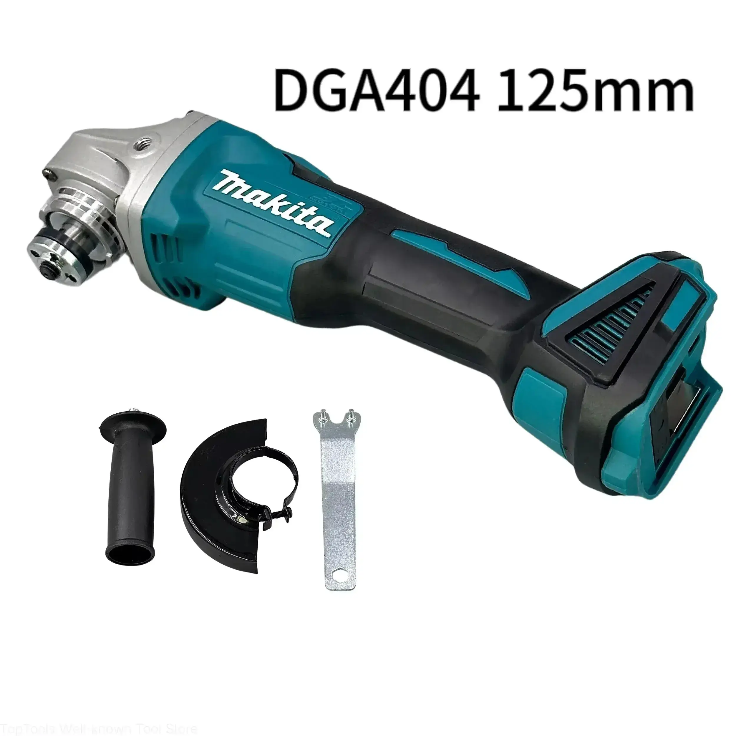 Makita DGA404 125MM Brushless Tool Electric Angle Grinder 18V High Power 125mm/100mm Rechargeable Cutting Polishing Machine variable speed