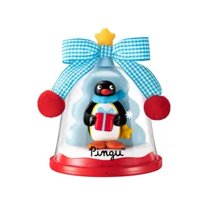 MARTUBE Pingu Official Merch Voice-Activated Night Light with Timer – 4 Adjustable Brightness Levels, Wishing Bell Desk Lamp, Cute Penguin Wireless Outdoor Lighting, Ambient Decoration Lamp Adorable Gift Fun for Kids, Teens & Adults Home Bedroom