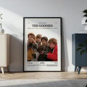 The Goonies Poster, Sean Astin and Josh Brolin Poster, Richard Donner Film Poster, The Goonies Print, Poster no frame