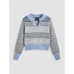 Cider [size 2-26] Wool-blend Chunky Cable Knit Sweater