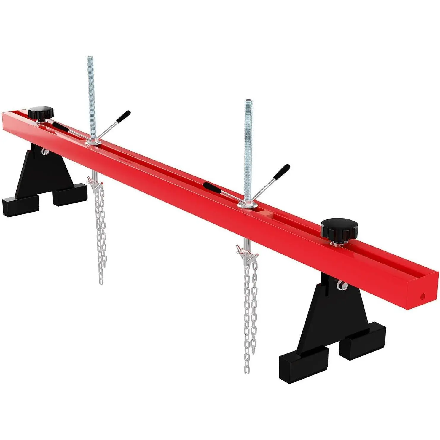 Garvee 800 LBS Vehicle Engine Support Bar, Dual Hooks, Transverse 2-Point Lift Holder for Home Garage & Auto Repair Shop Maintenance