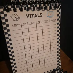 pocket vitals notebook
