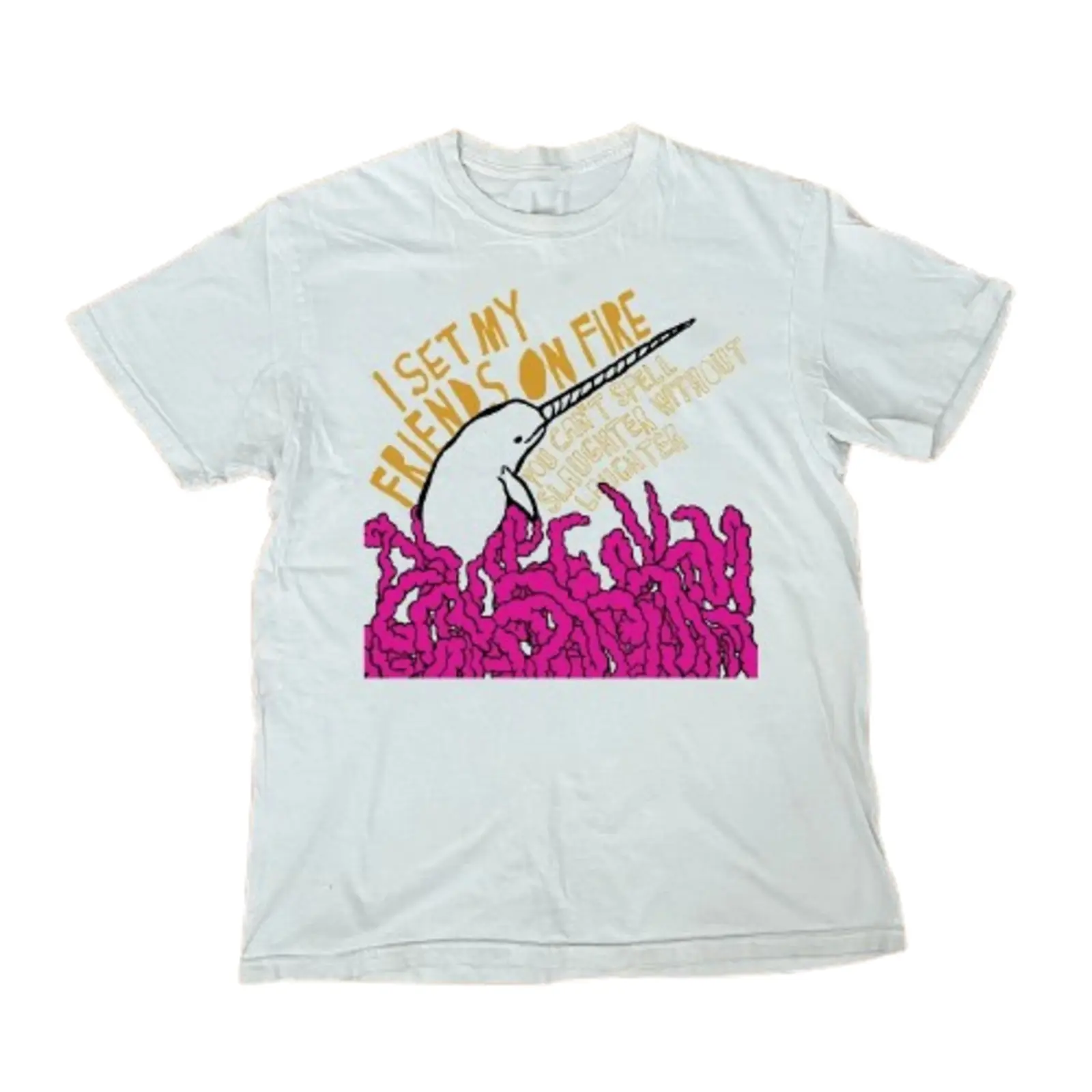 I Set My Friends On Fire - Astral Rejection White All Size T-Shirt Unisex Menswear