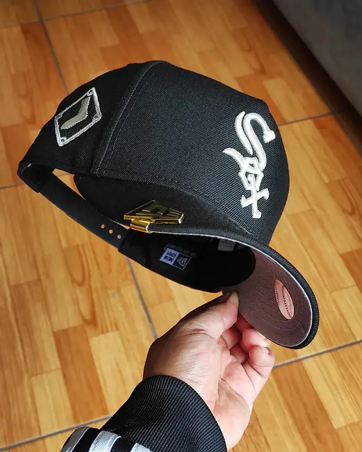 New Era Chicago White Sox MLB Cap White Embroidered Rose Sox Logo 9FORTY Adjustable Snapback Baseball Hat Streetwear Fashion