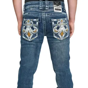 ARYA JEANS- MEDIUM BLUE STYLE 08 QUALITY WESTERN JEANS Fitted Mid Waist All Seasons 100% Cotton Spandex Below the Ankle Plain Design