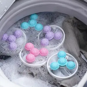 Washing Machine Filter Net Bag, Cleaning Floating Dehairing Device, Home Laundry Ball Hair Absorber, Lint, Fur Filtering Bag for Effective Cleaning