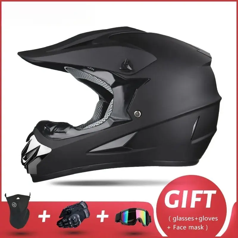 Free Gift For Adults Children Professional Off-road Helmet Motorcycle Helmet Downhill DOT Racing Motorcycle Motor Helmet