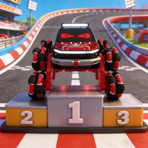 8WD Gesture Sensing RC Stunt Car Toys for Boys Age 6-12, Hand Controlled Remote Control Car with Cool Light & Music, Christmas Birthday Gift for Kids 7 8 9 10 11 Year Old