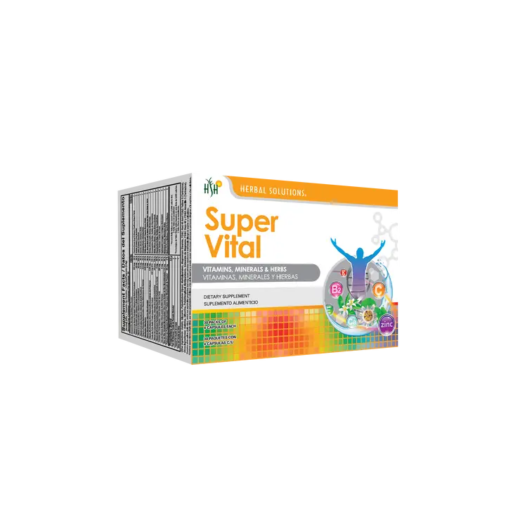 Super Vital | Multivitamin Supplement | Daily Packets | 30 Packets | Herbal Solutions