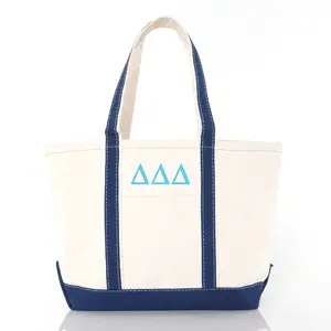 Delta Delta Delta - Embroidered Classic Tote Bag