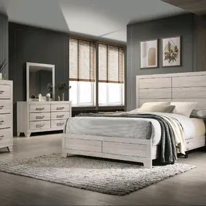 Westwind Brand New Queen Size Bedroom Set with Elegant Design for Modern Home Interiors Featuring Wooden Panel Bed and Matching Dresser