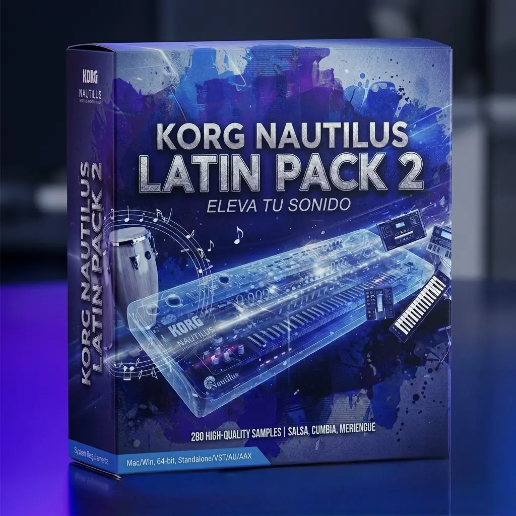 Korg Nautilus Latin Pack 2 Premium Digital Sound Library Class 4 USB Flash Drive - 320 Multisamples, Latin Sounds, Salsa, Merengue, Tubas, Roland Legend - for Computers & Office Data Storage & Software Needs